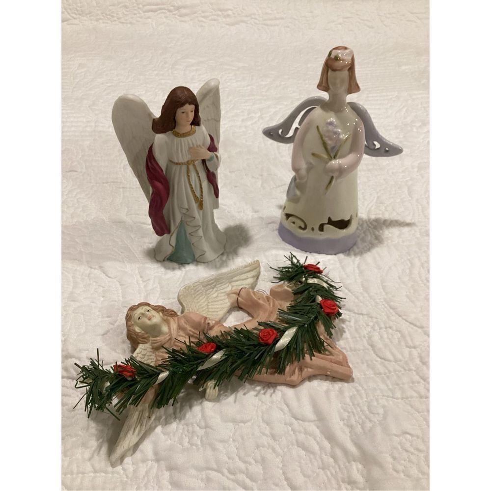Vintage Set of 3 Angels